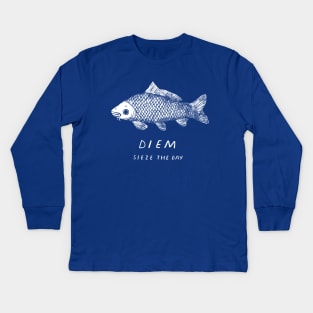 carp diem Kids Long Sleeve T-Shirt